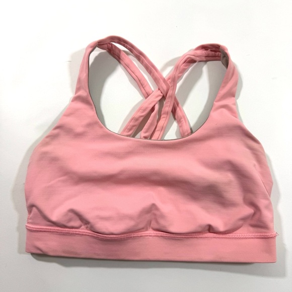 Lululemon Energy Bra No Pads Size 4 Pink - Picture 1 of 7